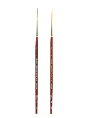 Silver Brush Golden Natural Series Brushes 2 script 2007S [Pack of 2] (PK2-2007S-2)