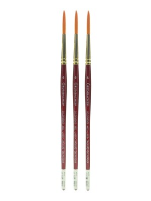 Grumbacher Goldenedge Watercolor Brushes 6 liner [Pack of 3] (PK3-4623.6)