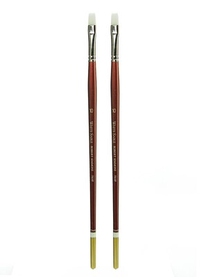 Robert Simmons White Sable Long Handle Brushes 10 bright 760B [Pack of 2] (PK2-220160010)