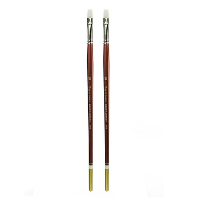 Robert Simmons White Sable Long Handle Brushes 10 bright 760B [Pack of 2] (PK2-220160010)