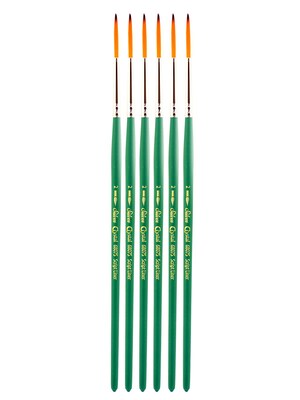 Silver Brush Crystal Series Brushes 2 script liner 6807S [Pack of 6] (PK6-6807S-2)