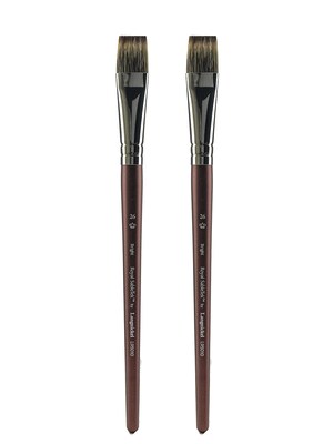 Royal and Langnickel Royal Sabletek Brushes, Short Handle 26 Bright L95010, Pack of 2 (PK2-L95010-26)