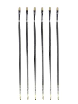 Liquitex Basics Brushes, Bright No. 3, Pack of 6 (PK6-6922003)