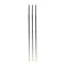 Silver Brush Silverwhite Series Synthetic Brushes Long Handle 0 filbert [Pack of 3] (PK3-1503-0)