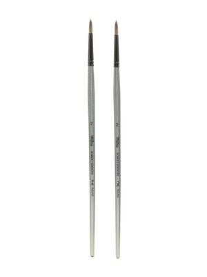 Robert Simmons Titanium Brushes Long Handle Single Stock 2 round TT45 [Pack of 2] (PK2-225145002)