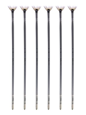 Liquitex Basics Brushes fan no. 4 [Pack of 6] (PK6-6925004)