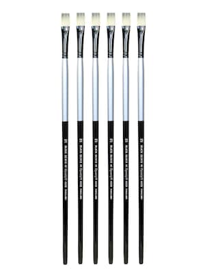 Dynasty Black Silver Bright Long Handle 12, 6/Pack (PK6-32845)