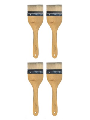 Yasutomo Economy Hake Brushes 3 1/4 in. [Pack of 4] (PK4-BFC5)