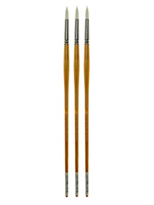 Grumbacher Bristlette Oil and Acrylic Brushes 5 round [Pack of 3] (PK3-4720R.5)