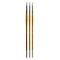 Grumbacher Bristlette Oil and Acrylic Brushes 5 round [Pack of 3] (PK3-4720R.5)