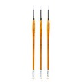 Grumbacher Bristlette Oil and Acrylic Brushes 6 round [Pack of 3] (PK3-4720R.6)