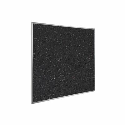 Ghent 4 H x 4 W Recycled Bulletin Board with Aluminum Frame, Confetti (ATR44-CF)