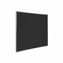 Ghent 4 H x 4 W Recycled Bulletin Board with Aluminum Frame, Confetti (ATR44-CF)