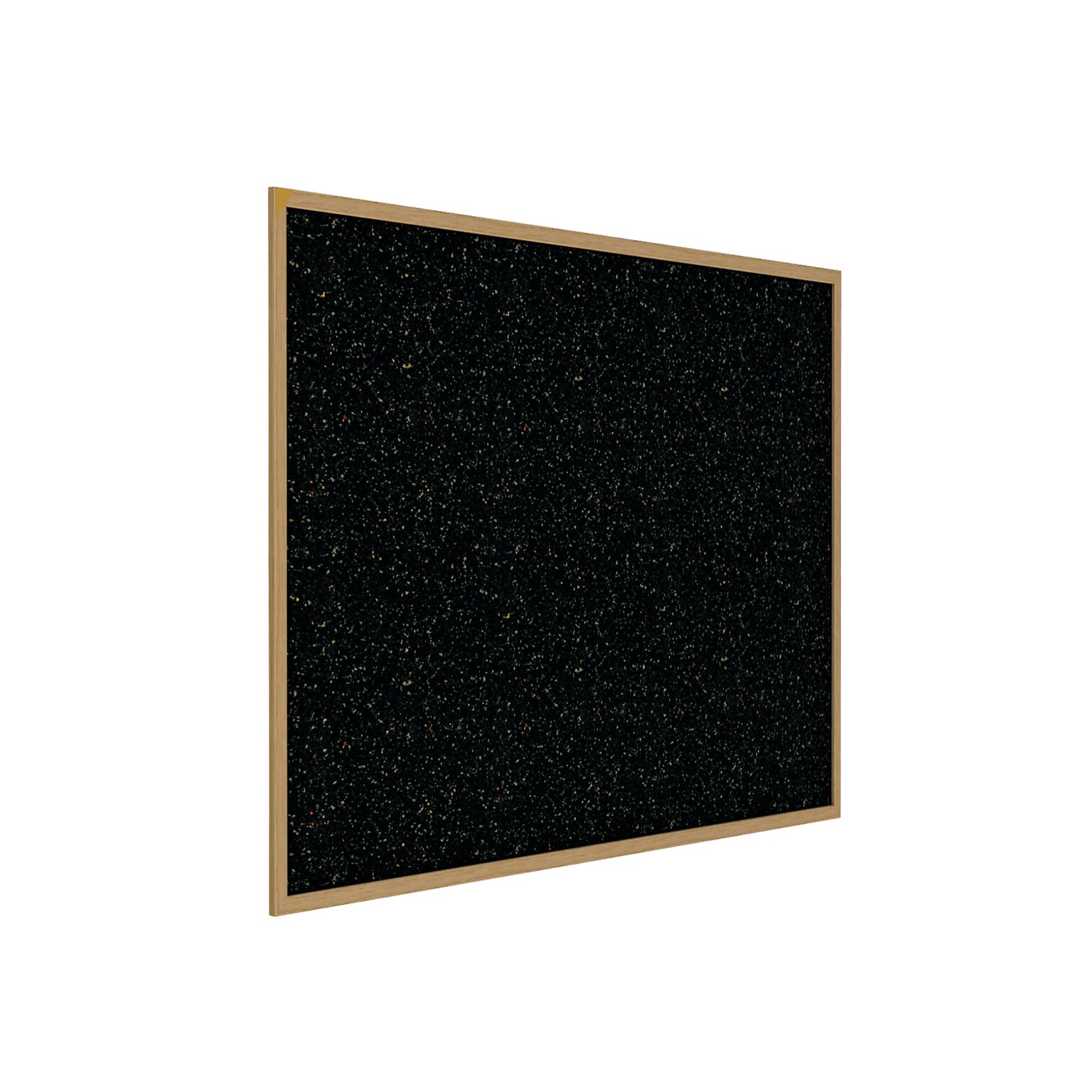 Ghent 4 H x 4 W Recycled Bulletin Board with Oak Finish Frame, Confetti (WTR44-CF)