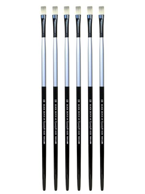 Dynasty Black Silver Bright Long Handle 10, 6/Pack (PK6-32844)