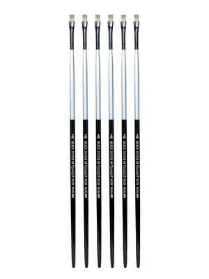 Dynasty Black Silver Bright Long Handle 4, 6/Pack (PK6-32842)