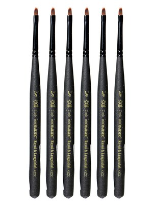 Royal and Langnickel Series 4200 Mini-Majestic Brushes 1/8 in. comb [Pack of 6] (PK6-R4200C-1/8)