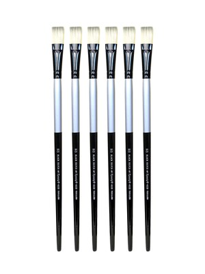 Dynasty Black Silver Bright Long Handle 20, 6/Pack (PK6-32847)