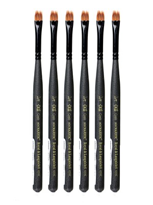 Royal and Langnickel Series 4200 Mini-Majestic Brushes 1/4 in. comb [Pack of 6] (PK6-R4200C-1/4)