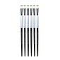 Dynasty Black Silver Bright Long Handle 16, Pack of 6 (PK6-32846)