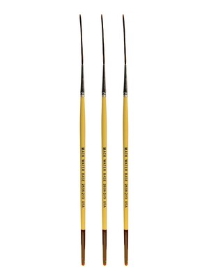 Andrew Mack Squirrel Taklon OutLiners 2/0, Pack of 3 (PK3-2838-00)