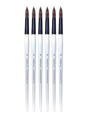 Robert Simmons Simply Simmons Extra Firm Filament round long handle 10 [Pack of 6] (PK6-255345010)