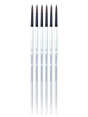 Robert Simmons Simply Simmons Extra Firm Filament round long handle 4 [Pack of 6] (PK6-255345004)