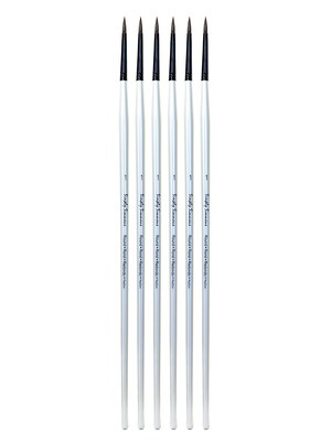 Robert Simmons Simply Simmons Extra Firm Filament round long handle 1 [Pack of 6] (PK6-255345001)