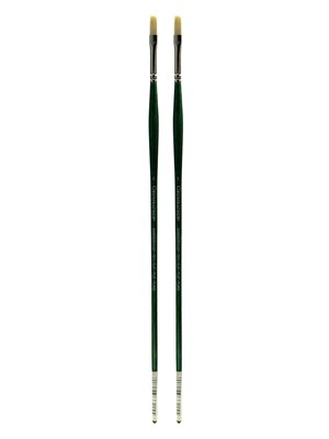 Grumbacher Gainsborough Oil and Acrylic Brushes 1 flat [Pack of 2] (PK2-1271F.1)