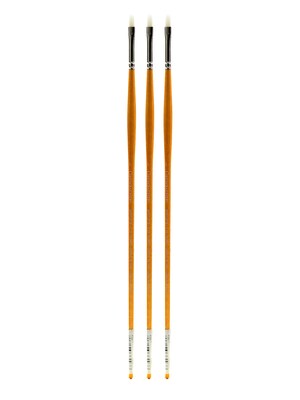 Grumbacher Bristlette Oil and Acrylic Brushes 1 filbert [Pack of 3] (PK3-4722.1)