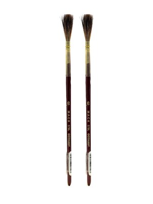 Andrew Mack Series 179L Brown Quill Brush 6, Pack of 2 (PK2-179L-6)