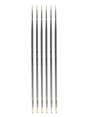 Liquitex Basics Brushes, Round No. 1, Pack of 6 (PK6-6921001)