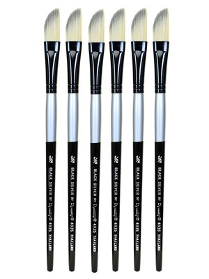 Dynasty Black Silver Dagger Short Handle 1/2, Pack of 6 (PK6-32755)