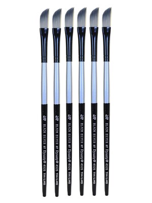 Dynasty Black Silver Dagger Short Handle 3/8, Pack of 6 (PK6-32757)
