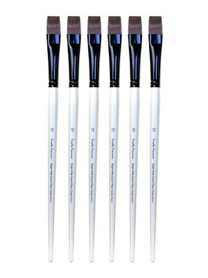 Robert Simmons Simply Simmons Extra Firm Filament bright long handle 10 [Pack of 6] (PK6-255341010)