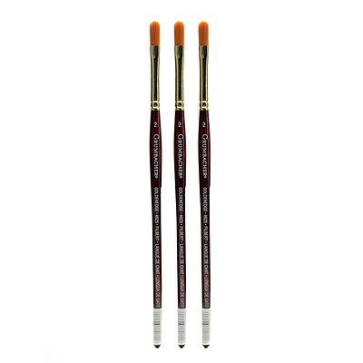 Grumbacher Goldenedge Watercolor Brushes 2 filbert [Pack of 3] (PK3-4625.2)