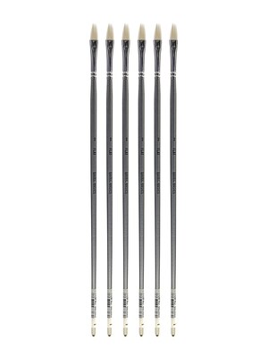 Liquitex Basics Brushes, Flat No. 3, Pack of 6 (PK6-6923003)