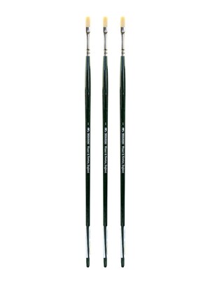 Winsor and Newton Winton Hog Brushes 1 long flat [Pack of 3] (PK3-5974701)