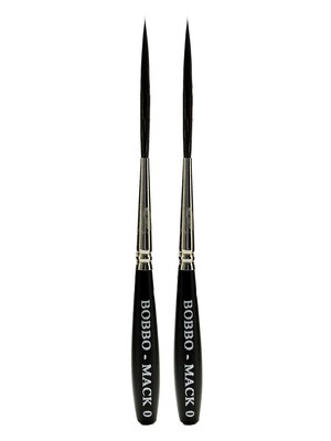 Andrew Mack Bobbo Super Quad Brush B/MSQ 0, Pack of 2 (PK2-B/M SQ-0)