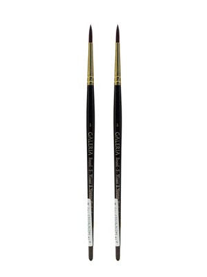 Winsor and Newton Galeria Short Handled Brushes round 5 [Pack of 2] (PK2-5734005)