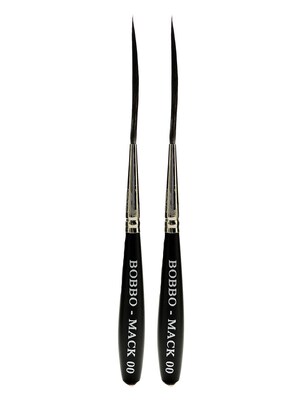 Andrew Mack Bobbo Super Quad Brush B/MSQ 2/0, Pack of 2 (PK2-B/M SQ-00)