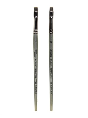 Robert Simmons Titanium Brushes Short Handle Single Stock 8 chisel blender TT62 [Pack of 2] (PK2-225062008)