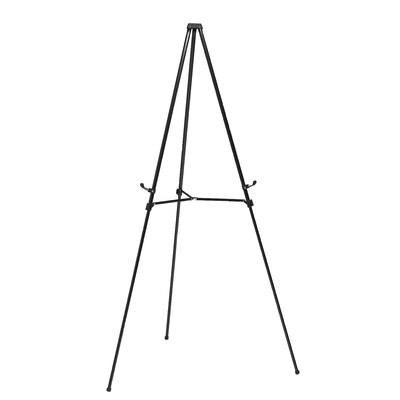 Ghent Aluminum Telescoping Display Easel, Black (1050)