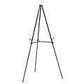 Ghent Aluminum Telescoping Display Easel, Black (1050)