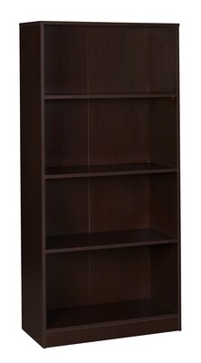 Regency Seating Niche Mod 3 Shelf 65"H Bookcase, Truffle (NBC6530TF)