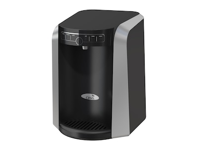 Oasis Aquarius Counter Top Plumbed Tri-Temp Water Dispenser, Black (506336C)