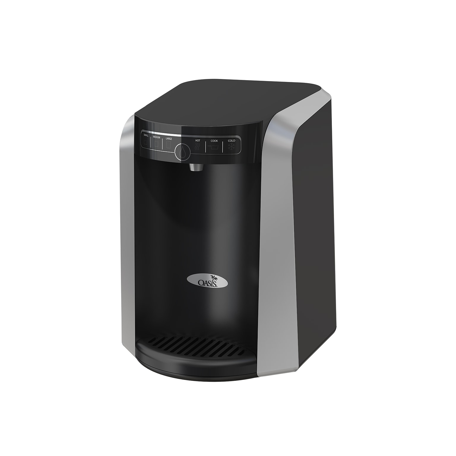 Oasis Aquarius Counter Top Plumbed Tri-Temp Water Dispenser, Black (506336C)