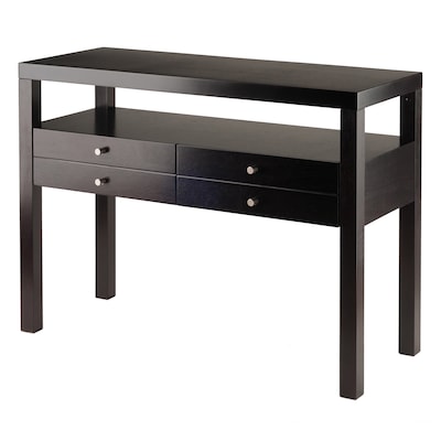 Winsome Copenhagen Contemporary Scandinavian Console Table, Espresso (92656)