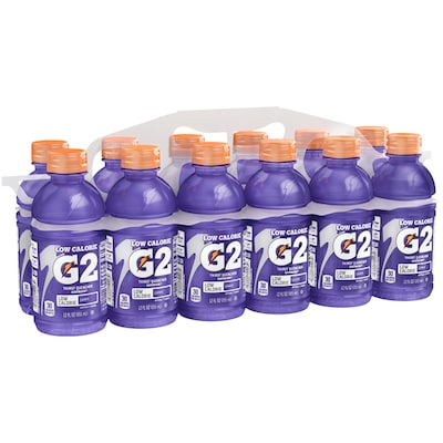 Gatorade G2 Grape 12 Ounce Bottles, 2/12 Pack (QUA12203)