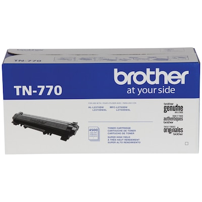 Brother Original DR730 Drum Unit and 2 Brother TN770 Black Toner Cartridges, Extra High Yield